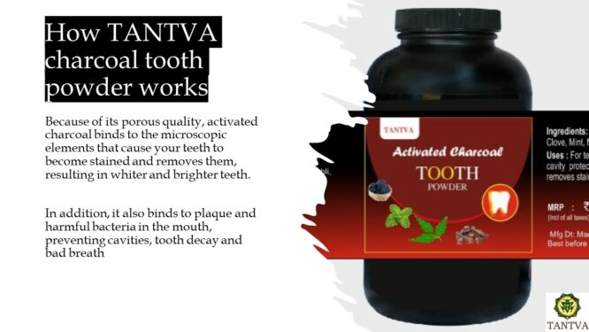 TANTVA Charcoal Tooth Powder - 100 gm - Image 3