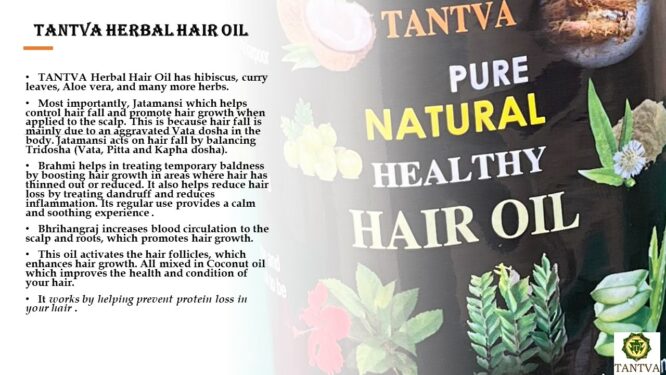 TANTVA Herbal Hair oil	- 200ml - Image 6