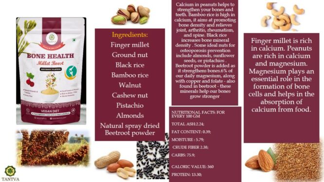 TANTVA Bone Health Millet Boost - 180grm - Image 4