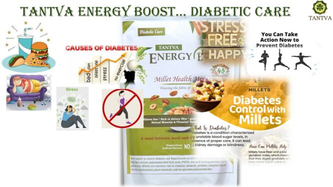 TANTVA Diabetic Care Energy Boost Health Mix - 500 gms - Image 2
