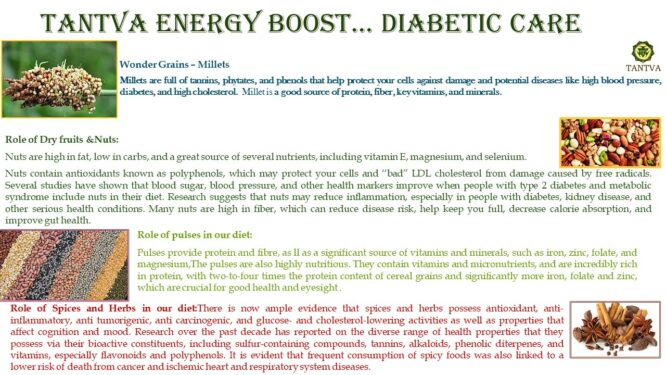 TANTVA Diabetic Care Energy Boost Health Mix - 500 gms - Image 4