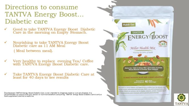 TANTVA Diabetic Care Energy Boost Health Mix - 500 gms - Image 7